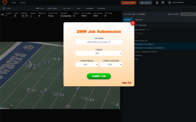 2 Minute Warning - Hudl Extension chrome extension