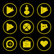 Yellow On Black Icons By Arjun Arora