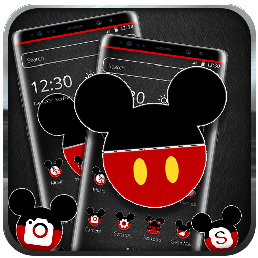 Cute Red Micky And Minnie Mouse Theme Aplicații Pe Google Play