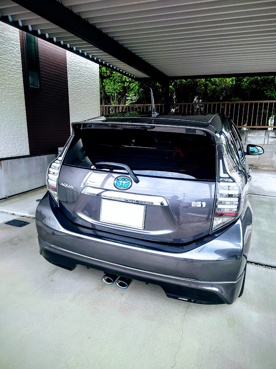 アクアの投稿忘れてた・洗車した！・キリ番GET・夏の終わり・アクア乗りさんと繋がりたいに関するカスタム事例の投稿画像1枚目