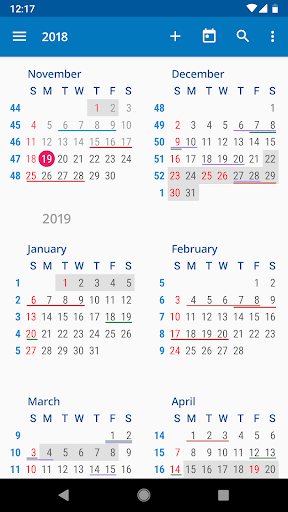 aCalendar - Android Calendar