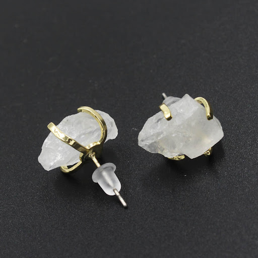 Title 13, Irregular Natural Raw Gemstone Crystal Four-Cla...