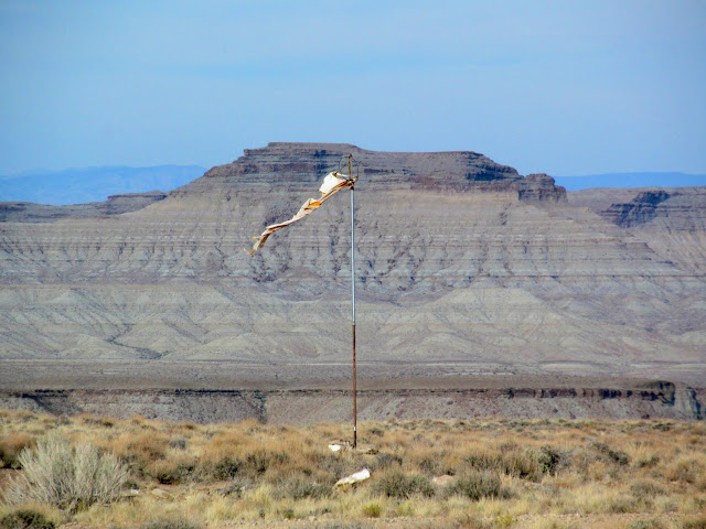 Sand Wash landing strip windsock