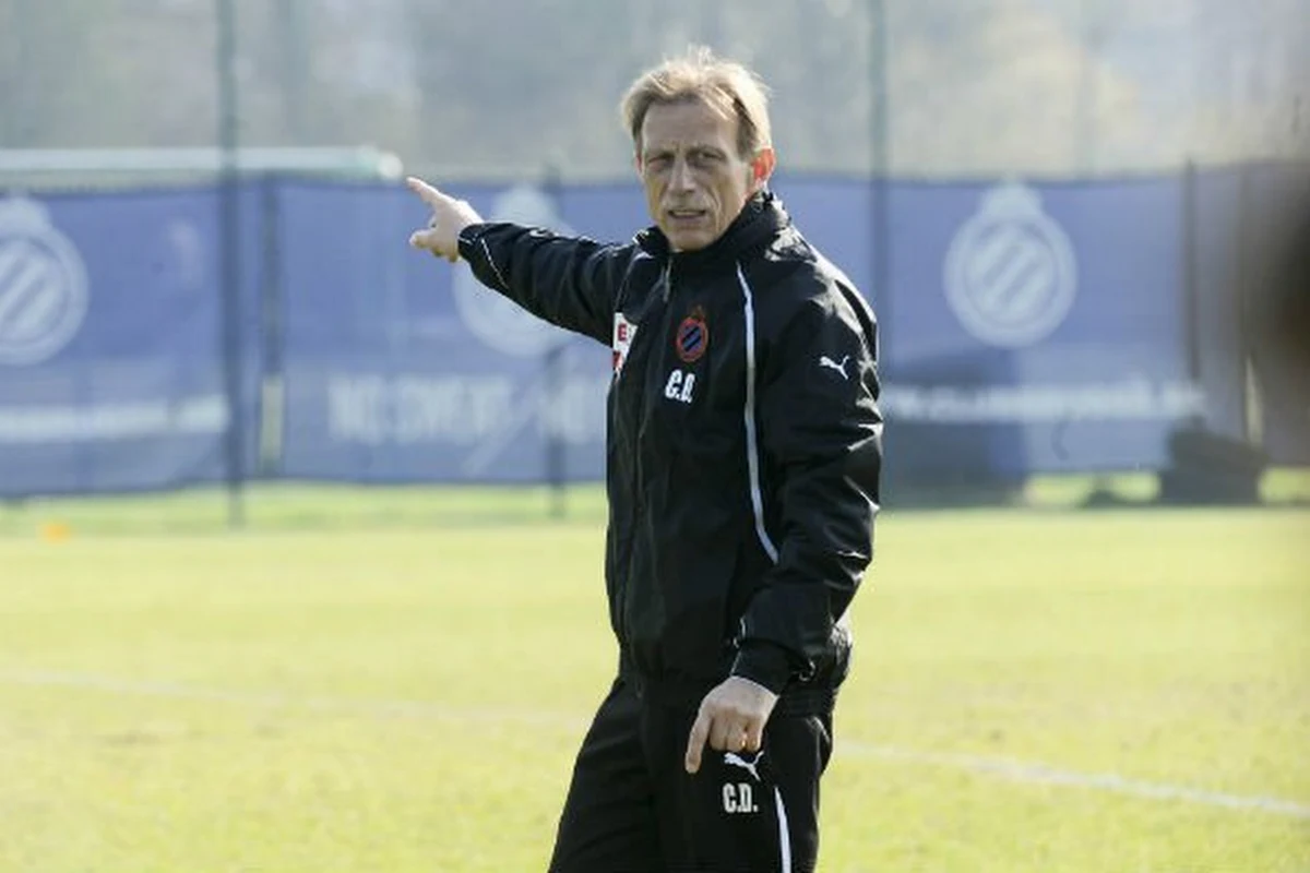 Une équipe de D1 A a parlé avec l'ancien coach du Club de Bruges Christoph Daum