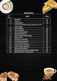 Sandwich Hive menu 1