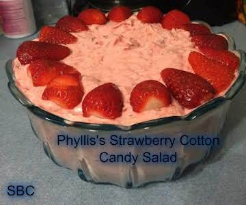 PHYLLIS'S STRAWBERRY COTTON CANDY SALAD