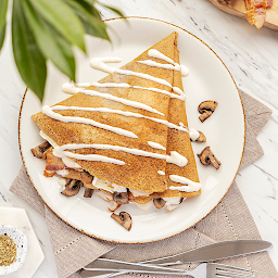 Creamy Turkey Crepe
