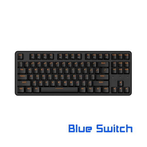 Bàn phím cơ không dây Dare-U EK807G (Blue D Switch)(Đen)