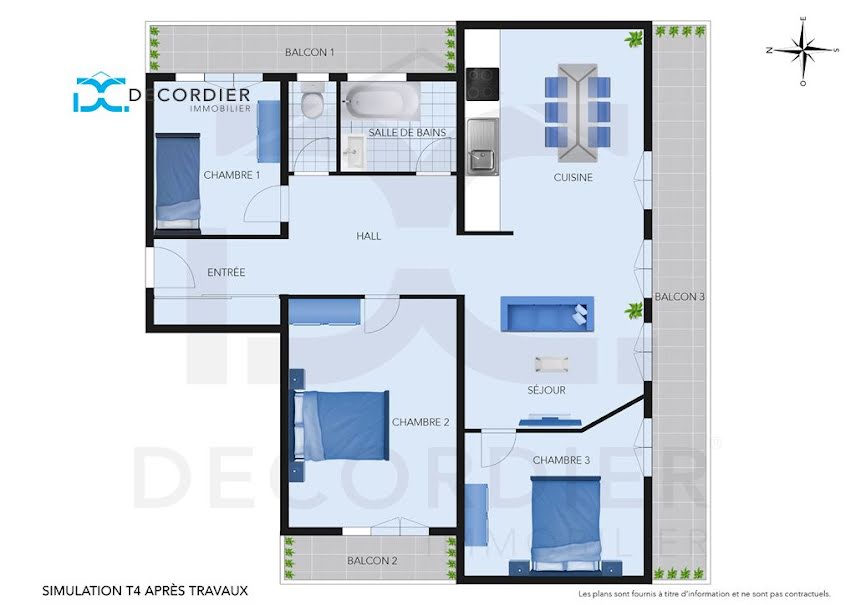 Vente appartement 3 pièces 101.25 m² à Evian-les-Bains (74500), 399 000 €