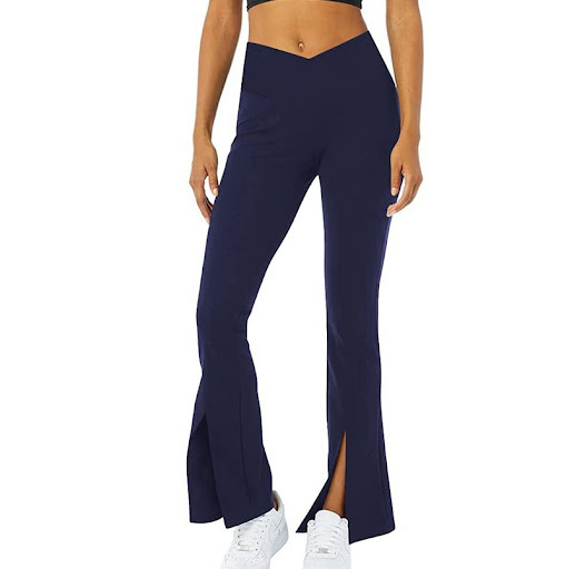 Title 4, Womens Ninth Pants Peach Hip Flared Pants High...