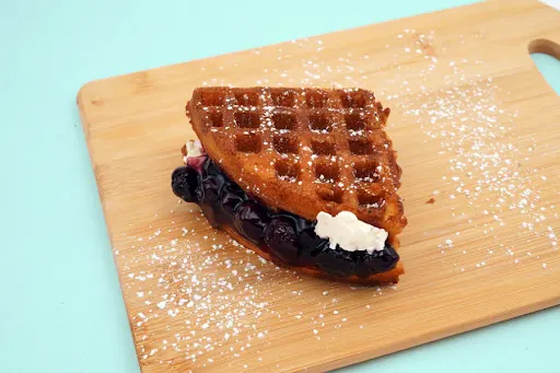 Blueberry Cream Cheese Waffle