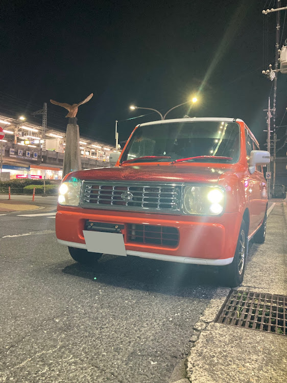 アルトラパンの奈良県・近鉄大和八木駅ロータリー・メッキパーツ・グライダータトゥーに関するカスタム事例の投稿画像2枚目