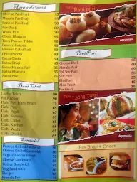 Agrawala Sweets menu 1