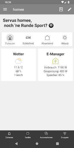 Screenshot homee