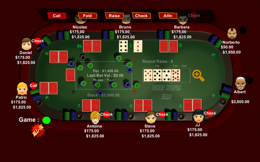Poker Texas Holdem Tournament Screen 3