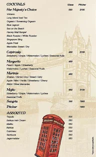 10 Downing Street menu 7