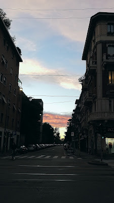 Tramonto in via Farini di Rob78