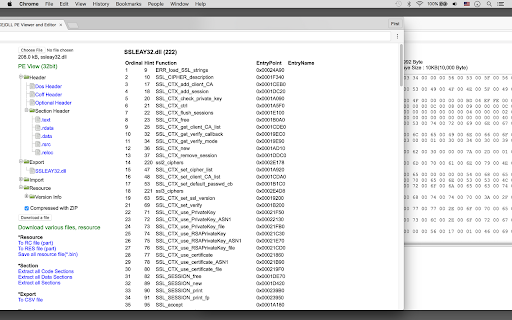 EXE/DLL PE Viewer and Editor