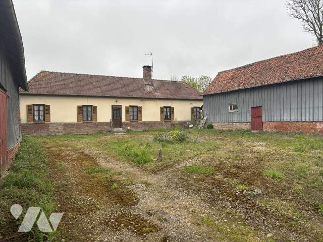 Vente ferme 5 pièces 102.65 m² à Domléger-Longvillers (80370), 147 500 €