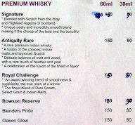 Twist Bar menu 5