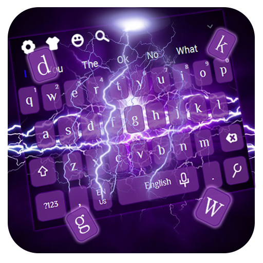 Флеш на клавиатуре. Flash Keyboard. Purple Flash Ball.