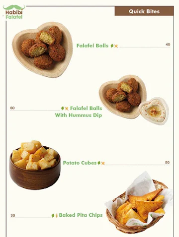 Habibi Falafel menu 