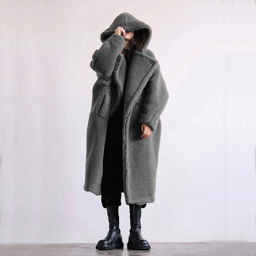 Title 7, Autumn and Winter Casual Faux Fur Coat for Wome...