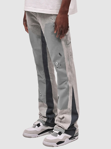 Title 2, Mens Elastic Patch Denim Laminated Bell-bottom...