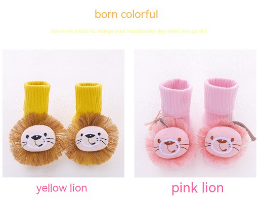 Title 4, Spring and Autumn Cartoon Room Socks, Non-slip ...