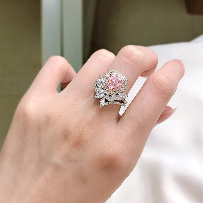 Title 6, Bague femme diamant haute teneur en carbone en ...