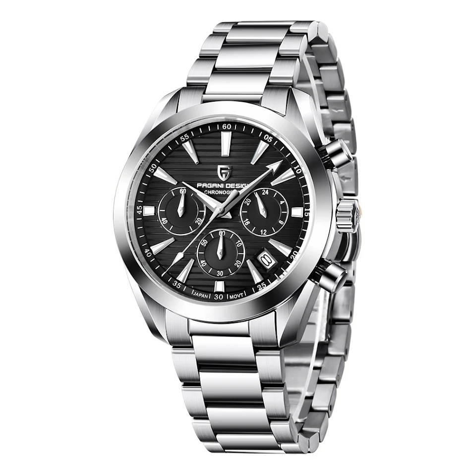 Orologio Cronografo al Quarzo da Uomo Impermeabile Design alla Moda Funzionale e Preciso Perfetto per Ogni Occasione Stile Sofisticato Affidabile