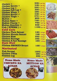 Chicken Empire menu 1