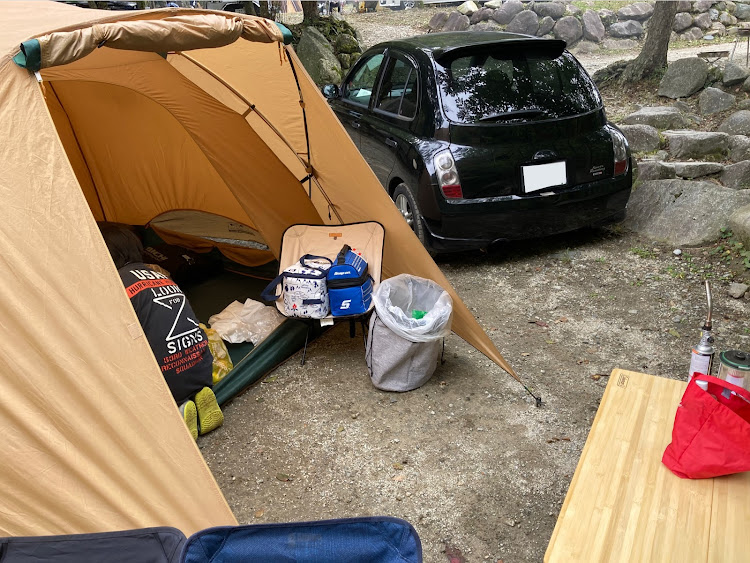 マーチの車高調交換・DIY・車高調整に関するカスタム事例の投稿画像1枚目