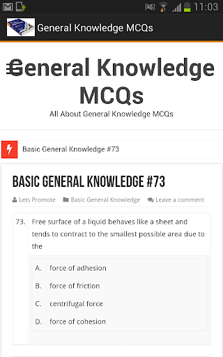 General Knowledge MCQs