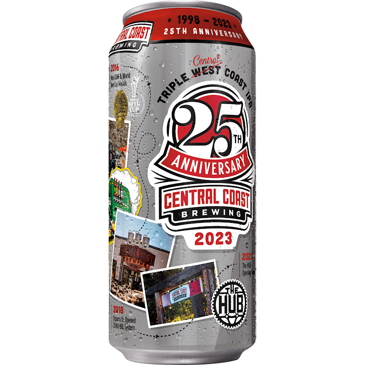 Logo of Central Coast Brewing 25th Anniversary Cc Style Triple IPA