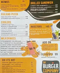 The Burger Company menu 5