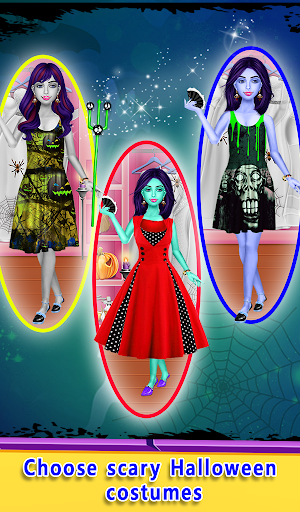 Screenshot Halloween Makeover Salon Games