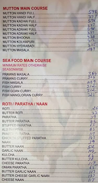Hotel Peshwa menu 6