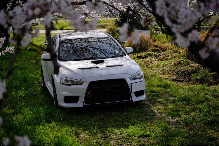 ランサーエボリューションの桜と愛車のコラボ・桜とコラボ・桜と愛車・桜に関するカスタム事例の投稿画像7枚目