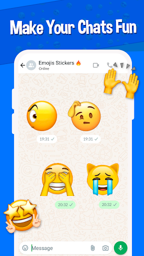 Screenshot Stickers Emojis WAStickerApps