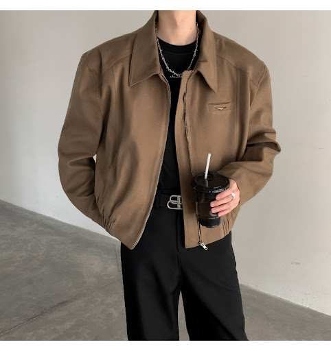Title 14, Autumn and Winter PU Shuai Mei style padded sho...
