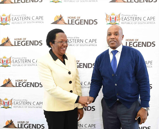 Eastern Cape director-general Marion Mbina-Mthembu with premier Phumulo Masualle Picture: FILE