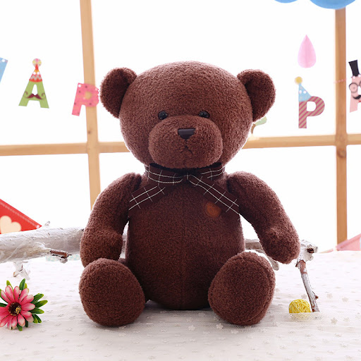 Title 6, New Sitting Bow Tie Teddy Bear Plush Toy Bear D...