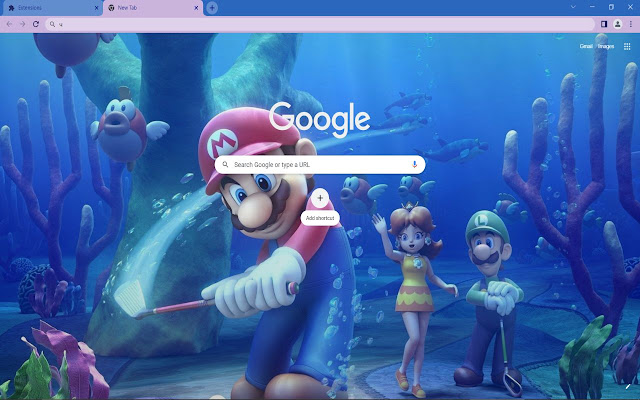 Mario Golf  Browser Theme chrome extension