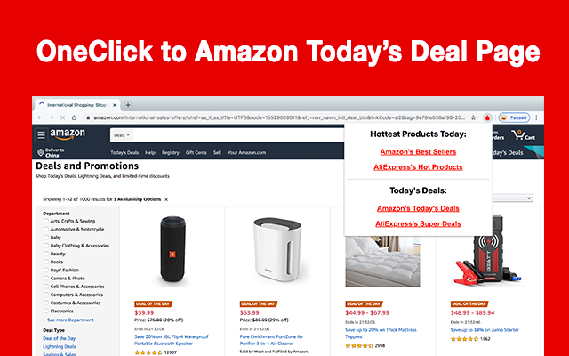 Hottest Products and Today's Deal Preview image 2