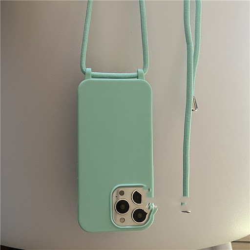 Title 3, Mint Green Diagonal Strap Lanyard Mobile Phone ...