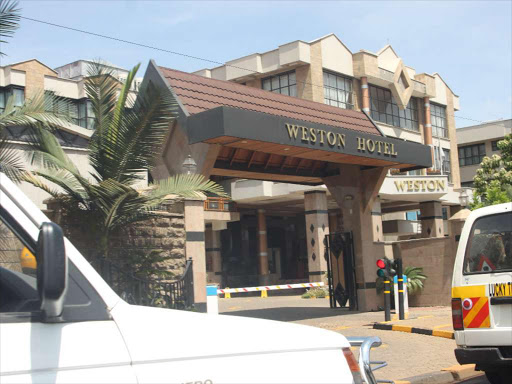 Weston Hotel on Langata road, Nairobi. /ENOS TECHE