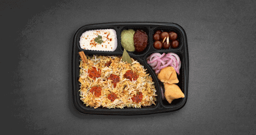 Chicken Tikka Biryani Thali