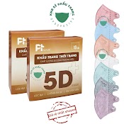 Hộp 10 Cái Khẩu Trang 5D Mask Pt