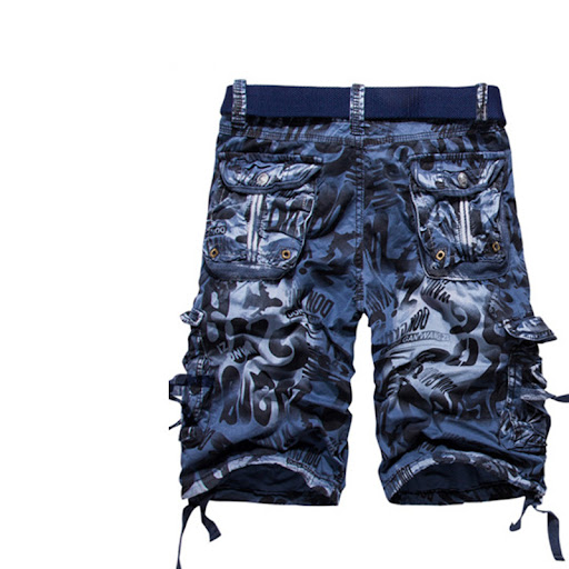 Title 2, Mens Fashion Retro Camouflage Five Shorts Styl...
